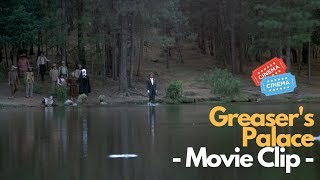 Greasers Palace Movie Clip quotWalking on Waterquot [upl. by Nohsyar]