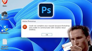 Fix  Photoshop Error Could Not Complete Your Request Because Photoshop Was Unable to Communicate [upl. by Namrac749]