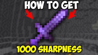 How to Get Sharpness 1000 Sword in Minecraft 1204  Sharpness 1000 Sword in Minecraft 121 [upl. by Sessler]