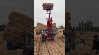 Part 412 Straw Bale Loading Machine a vehiclemounted batterydriven machine that can be hung [upl. by Milon]