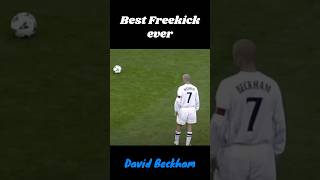 Best Freekick in Football History epic David Beckham shorts [upl. by Olenolin]