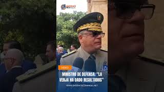 MINISTRO DE DEFENSA “LA VERJA HA DADO RESULTADOS” [upl. by Malha592]