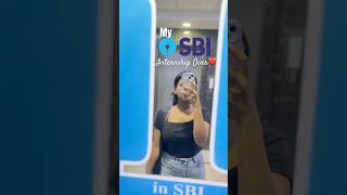 ByeBye SBI🥹✨❤️  My Internship is Completed Now💕  sbi internship minivlog statebankofindia [upl. by Rab]