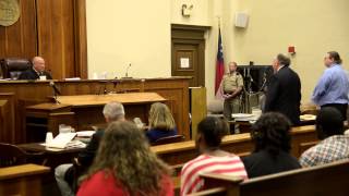 Murder defendant argues with judge in Macon GA [upl. by Eelano]