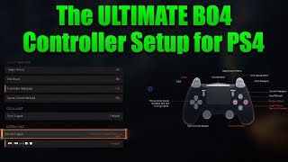 The ULTIMATE Black Ops 4 Controller Setup for PS4 DualShock 4 [upl. by Hairahs]