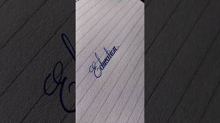 Beautiful handwriting practice in English  education handwriting calligraphy youtubeshorts [upl. by Dev]