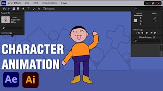 Character Animation  Inspired by Deekay Motion  After Effects [upl. by Annawd]