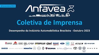 Coletiva de Imprensa ANFAVEA  8 de novembro [upl. by Aivalf]