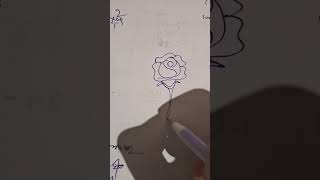 Easy drawing beginners durga durgapuja flower 1k 1m trending flowers 1m art 2m drawing [upl. by Missie199]