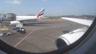 Iran Air A300B4203 Takeoff from Mumbai India  Window View [upl. by Oika]