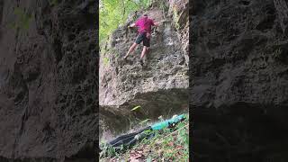 K Face  Muscatatuck Park Bouldering climbing bouldering rockclimbing [upl. by Suired]