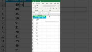 Odd and even formula in excel [upl. by Venice]