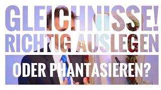 Richtig auslegen oder phantasieren Gleichnisse Jesu … I Michael Leister [upl. by Urial]