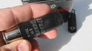 Winchester Dual Bond Sabot  12 Ga  Smoothbore vs Rifled Choke [upl. by Tallbot]