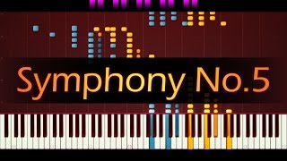 Symphony No 5 Piano  BEETHOVEN [upl. by Appleton898]