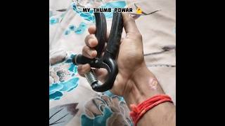 Thumb workout in home 💪🏡 hard workout 💪 fitness brand 😎 Gym boy 😎shortsshareviralvideogym [upl. by Ramirol]