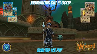 Wizard101 Exalted Ice PVP Everwinter ONI is Goated [upl. by Lark]