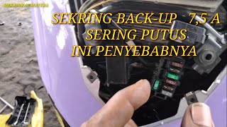 sekring back up 75 all new Yamaha nmax sering putus [upl. by Chew]