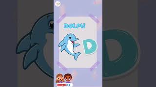 D is for Dolphin Fun Letter Tracing Adventure [upl. by Kyre184]