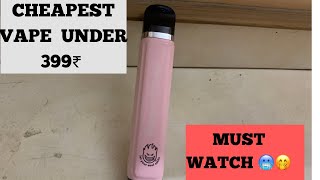 Vape soul review in hindi  cheapest vape under 500 rs   pen hookah [upl. by Tedra]