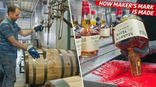 How the Makers Mark Distillery Produces 24 Million Bottles of Bourbon per Year — Dan Does [upl. by Anerev]