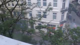 G20 Ausnahmezustand durch Chaoten in Hamburg [upl. by Ahsinid604]