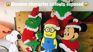 CHARACTER CUTOUT TIPS  HOW TO STAND UP YARD ART [upl. by Aleciram248]