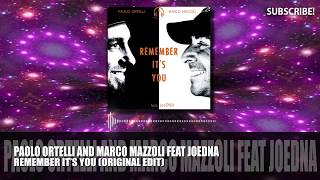 Paolo Ortelli amp Marco Mazzoli feat JoeDNA  Remember Its You Original Edit [upl. by Anuska921]