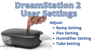 DreamStation 2 User Settings Adjustments [upl. by Krefetz]