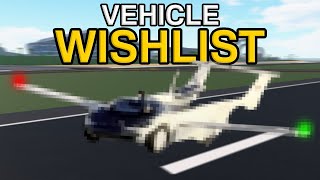 My Car Crushers 2 Vehicle Wishlist 2023 [upl. by Hannahs869]