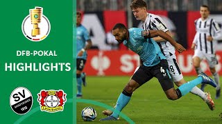 Leverkusen struggles  SV Sandhausen vs Bayer 04 Leverkusen 25  Highlights  DFBPokal  Round 2 [upl. by Kerrie]