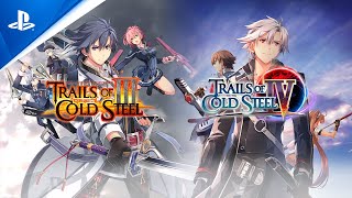 Trails of Cold Steel III  Trails of Cold Steel IV  Announcement Trailer  PS5 Games [upl. by Nywnorb]