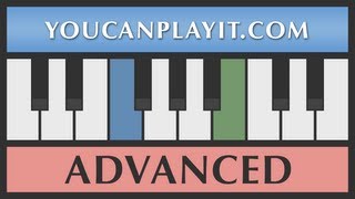 The Entertainer  Advanced Piano Lesson Tutorial [upl. by Leumas89]