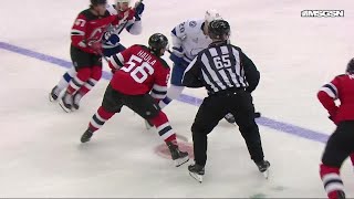 Janis Moser scores a shorthanded goal against the New Jersey Devils [upl. by Merriman]