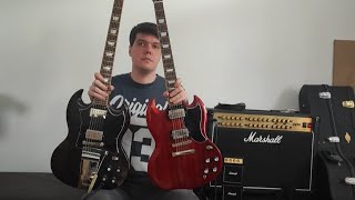 SG vs SG Gibson vs Epiphone 200 vs 2000 Euro wer gewinnt das ungleiche Duell [upl. by Ijan]