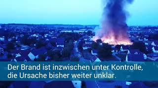 Großbrand in Pfaffenhofen an der Zusam [upl. by Bean]