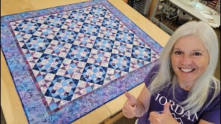 Quilting NOT OnPoint Simple Six Star Sampler  EASY Tutorial [upl. by Seka]