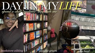 DAY IN MY LIFE 🎧 bookstore editing playlist grwm ulta haul amp new book pickups [upl. by Eikcir775]