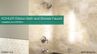 Installation  Elliston Bath and Shower Faucet [upl. by Fernando924]