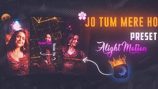 Dekho na dekho na zulfon se  ae inspired xml preset  alight motion xml preset  trending song [upl. by Joon866]