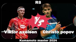 Viktor axelsen Vs christo popov [upl. by Giffard]