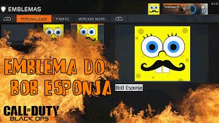 Como fazer o emblema do BoB Esponja no COD Black Ops 3 [upl. by Ahsele590]