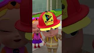 Los bomberos están aquí  Camión de Bomberos  Canciones Infantiles canciones shorts [upl. by Sharlene]