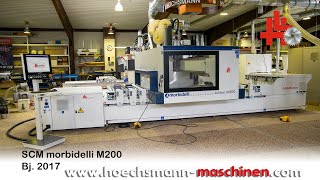 SCM morbidelli M200 Pro Space mit automatischen Traversentisch [upl. by Enyaj]