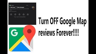 Turn off Google Maps review request [upl. by Earesed295]