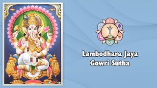 325  Lambodhara Jaya Gowri Sutha  Sai Bhajan  Ganesha Bhajan [upl. by Cerf]