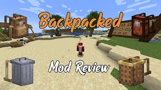 Backpacked Mod  Review en español  MOD para MINECRAFT 1181 [upl. by Ainsley]