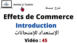 Effets de Commerce  Introduction Comptabilité Générale [upl. by Lledor]