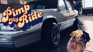 GANGSTO gets new shoes on his 1992 Cadillac Deville TRANSFORMATION [upl. by Quinton]