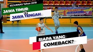 KEJURNAS  JAWA TIMUR vs JAWA TENGAH  U18  PUTRA [upl. by Nosyla]